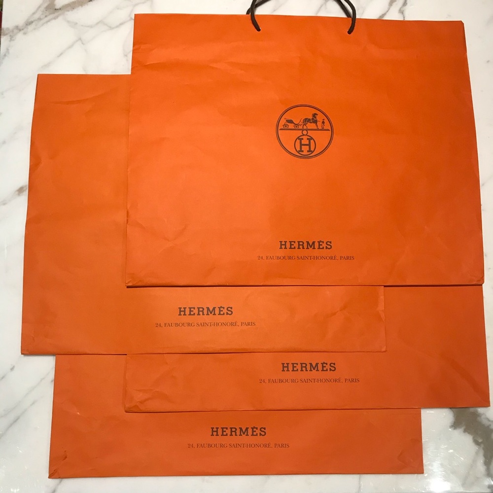 HERMES shopping bags (4)